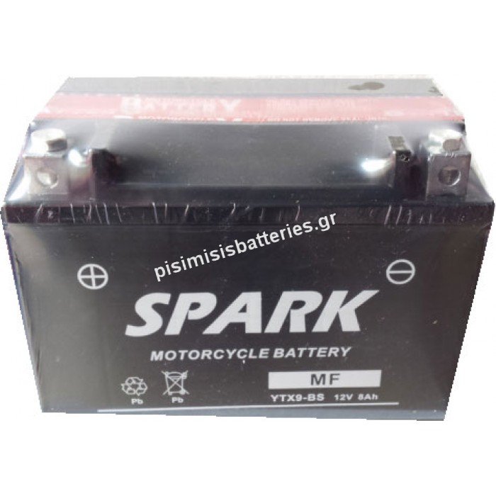 Μπαταρία Backup Αυτοκινήτων SPARK YTX9-BS 8AH